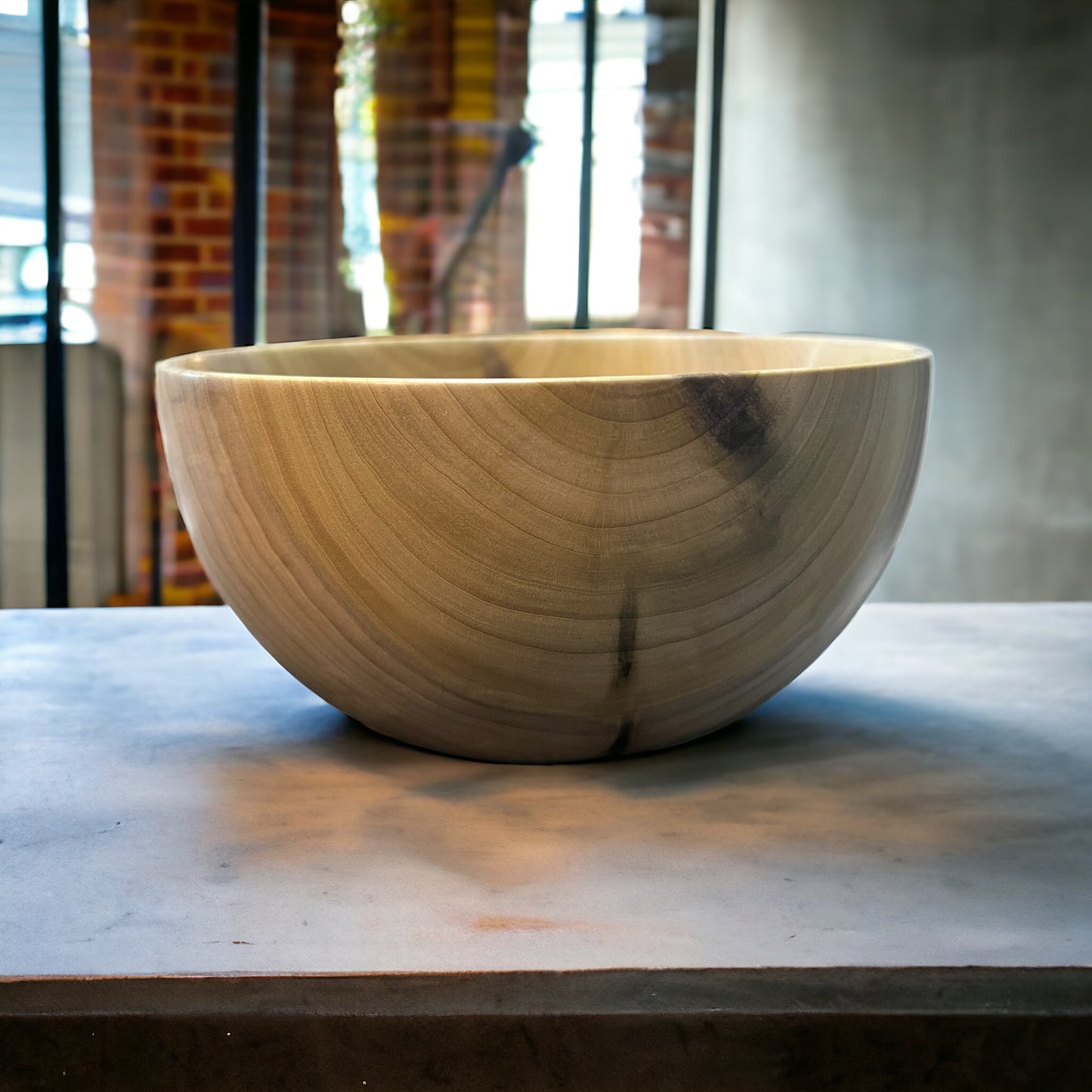 Wooden Bowl - Poplar - Medium