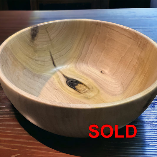 Wooden Bowl - Poplar - Medium